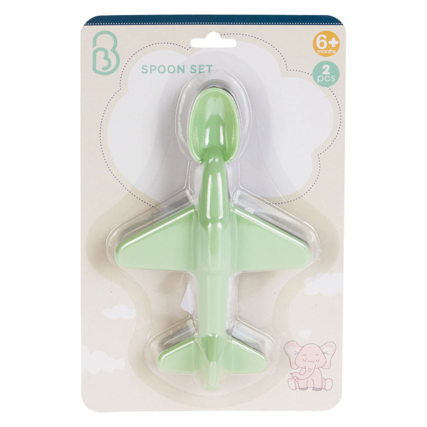 Set de cuillères pour bébé avion - 2pcs.
