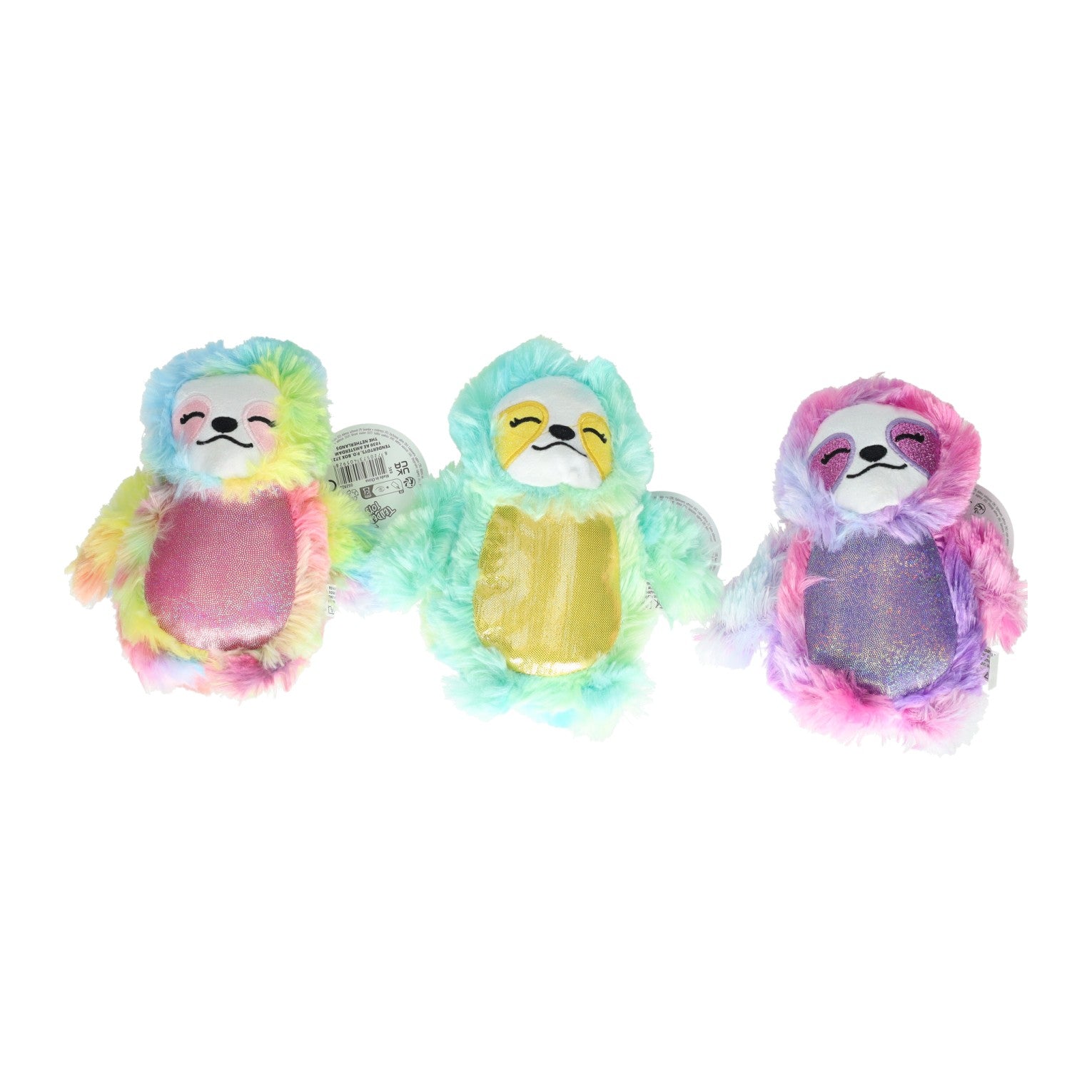 Peluche paresseux effet tie-dye