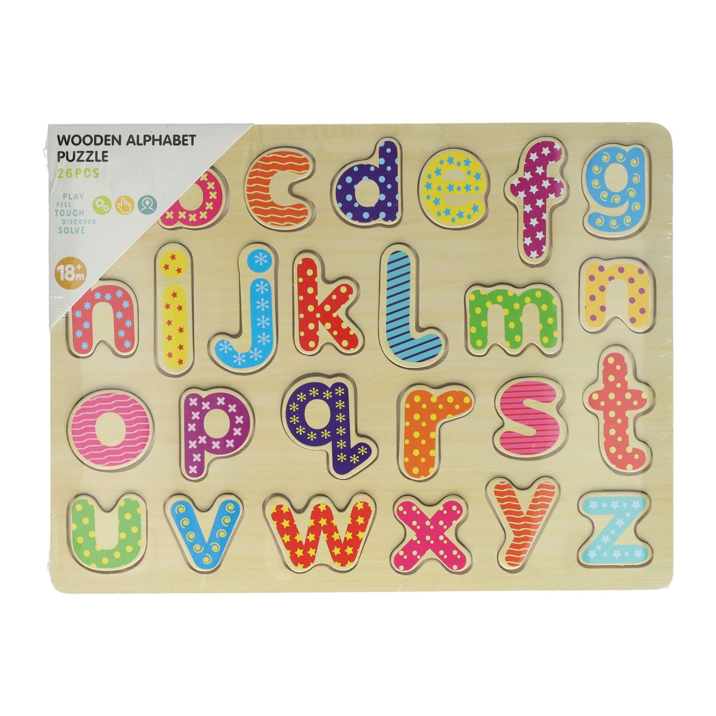 Puzzle alphabet en bois - 26 pcs.