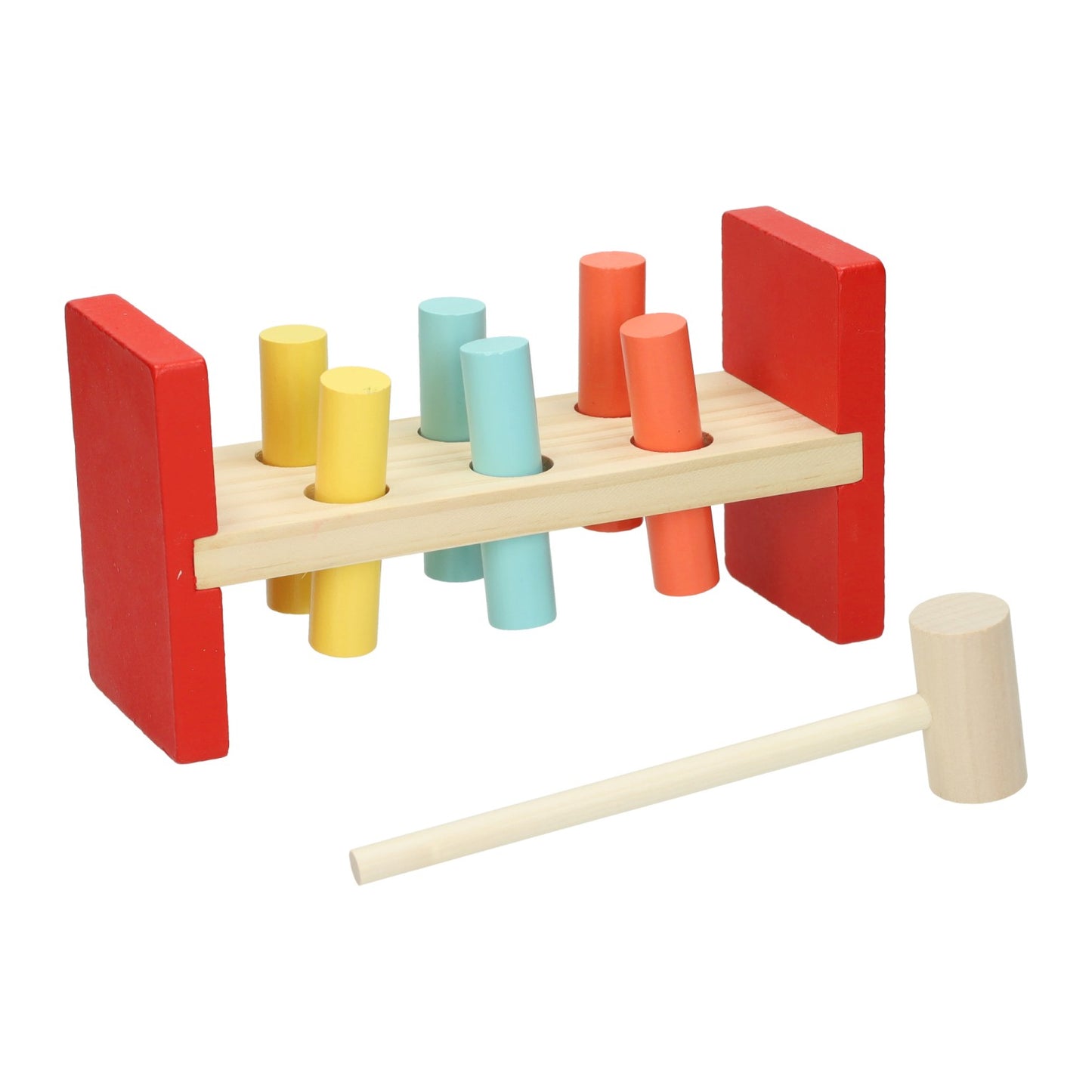 Banc de marteau en bois avec marteau