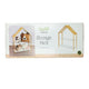 Étagère de rangement pour chambre d'enfant en forme de maison