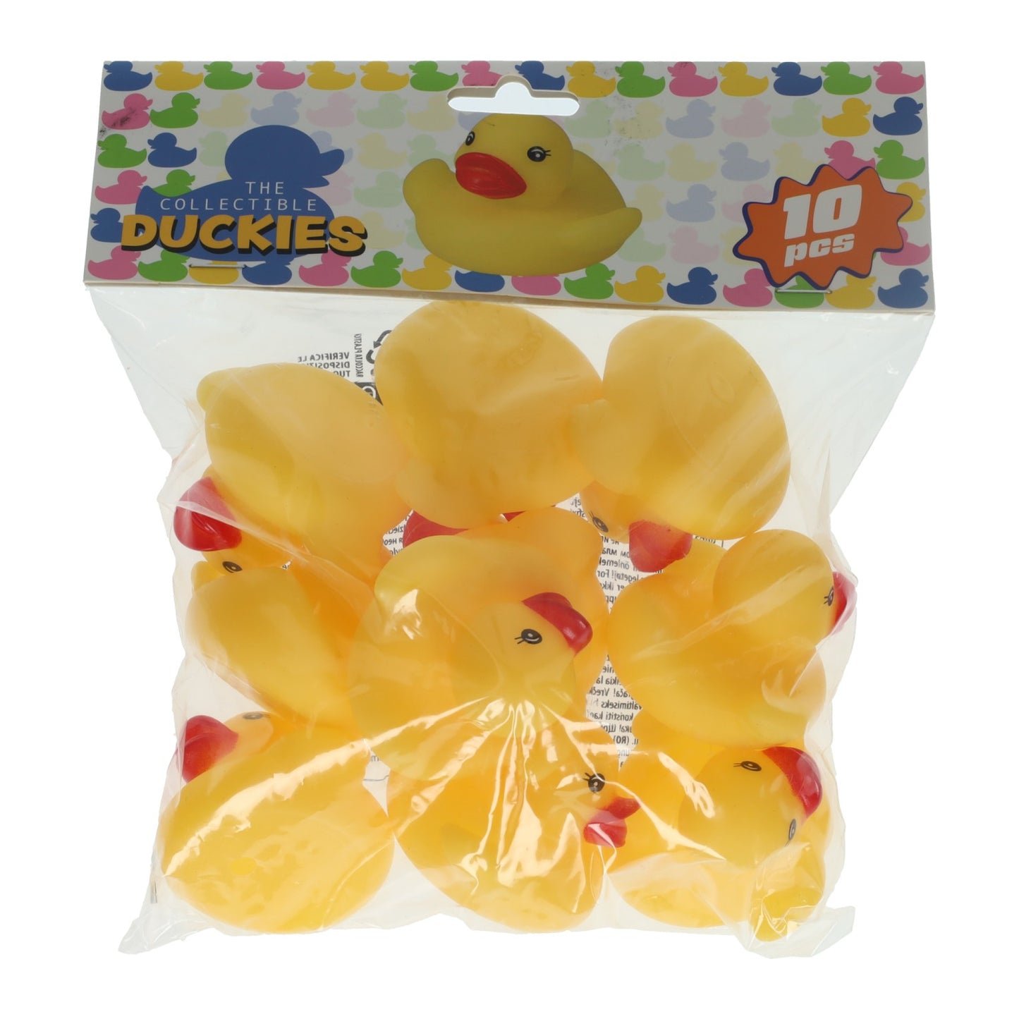 Canards en caoutchouc 6x5,5x4cm - 10 pcs.