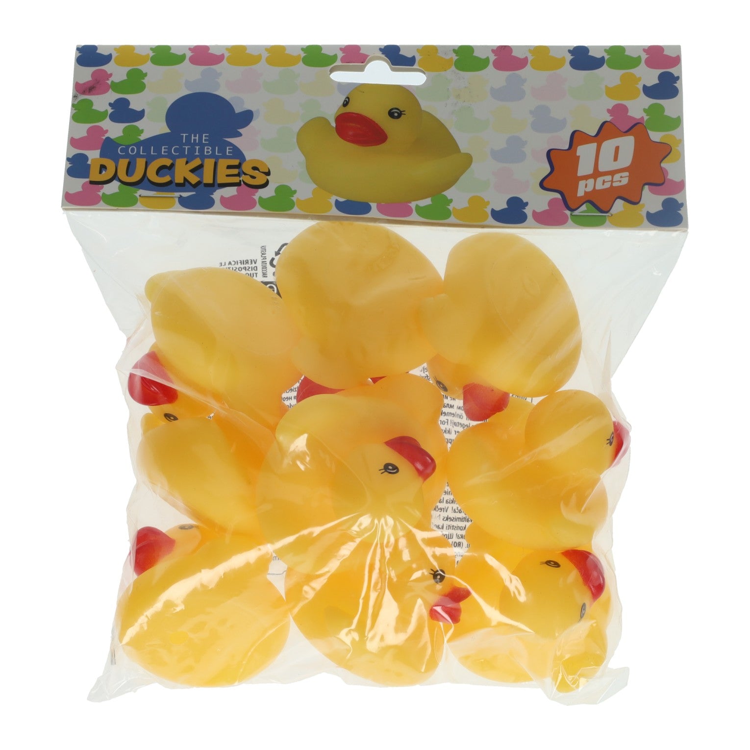 Canards en caoutchouc 6x5,5x4cm - 10 pcs.
