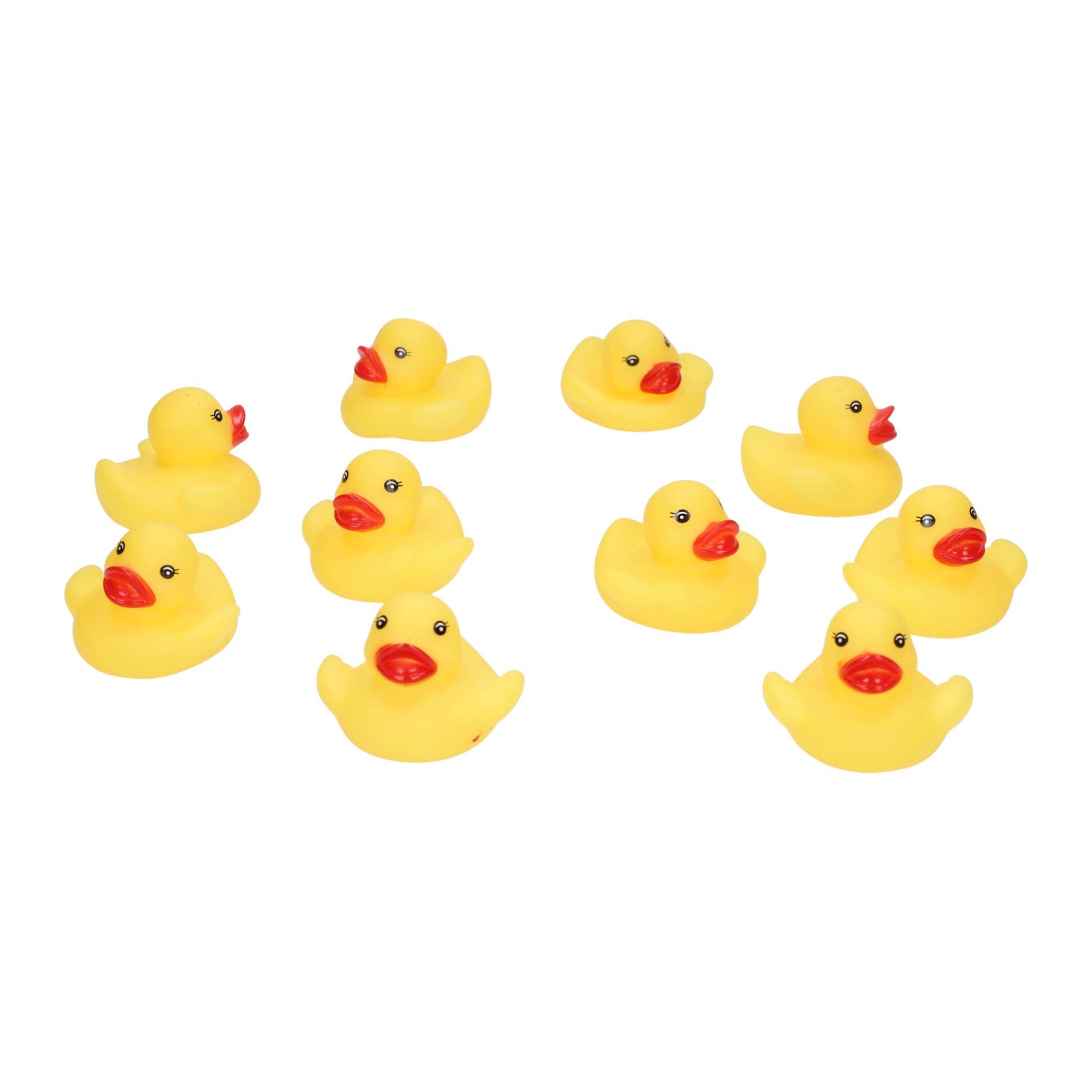 Canards en caoutchouc 6x5,5x4cm - 10 pcs.