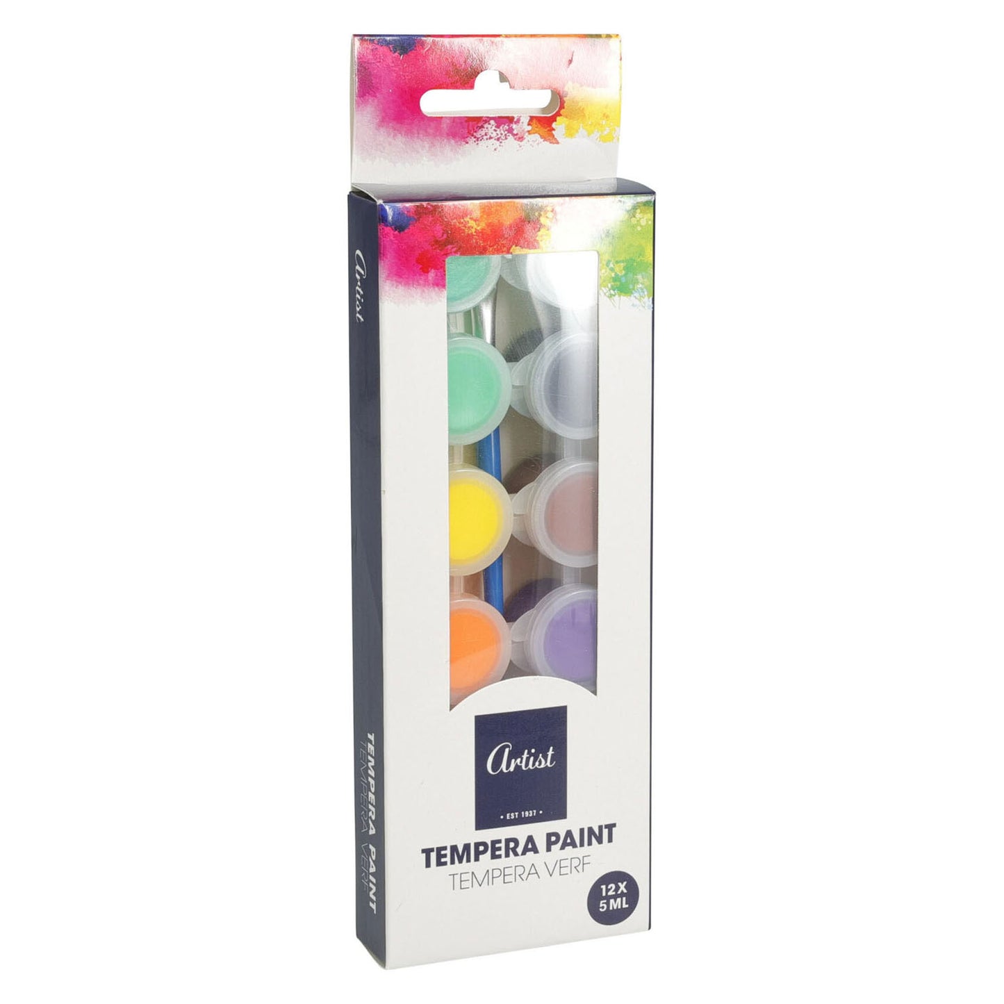 Set de peinture tempera - 12 couleurs