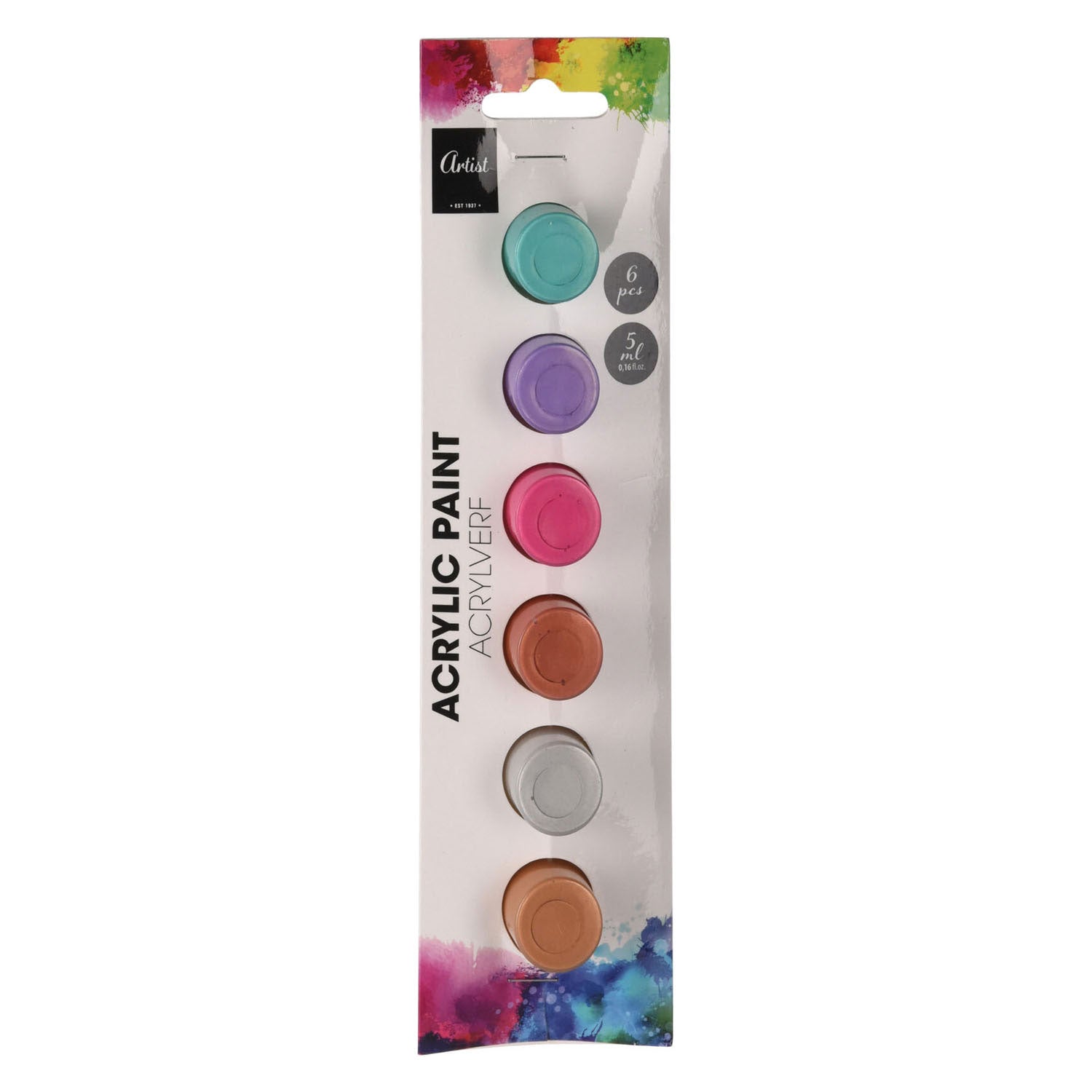Set de peinture acrylique 6 couleurs
