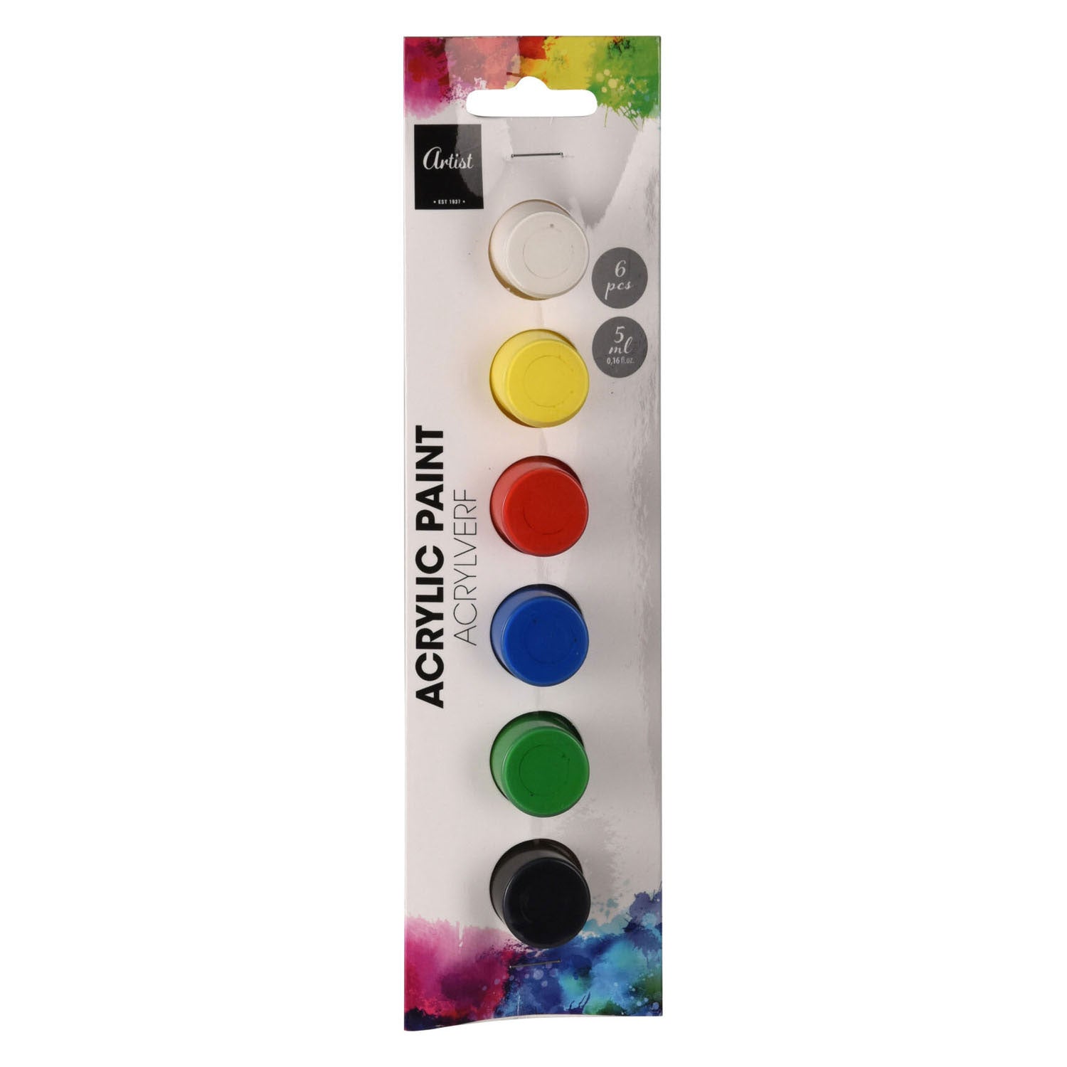 Set de peinture acrylique 6 couleurs
