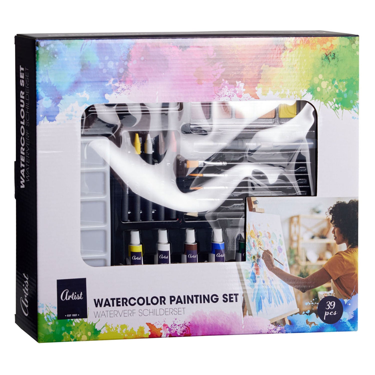 Ensemble de peinture complet - 39 pièces.
