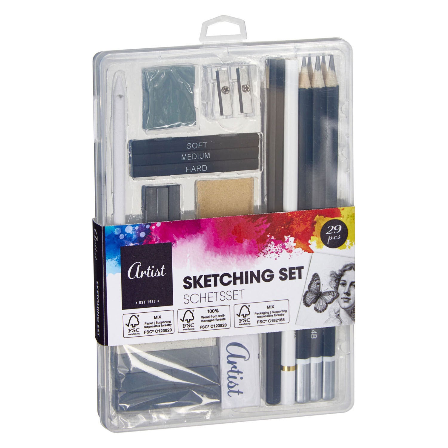 Ensemble de croquis complet - 29 pcs.