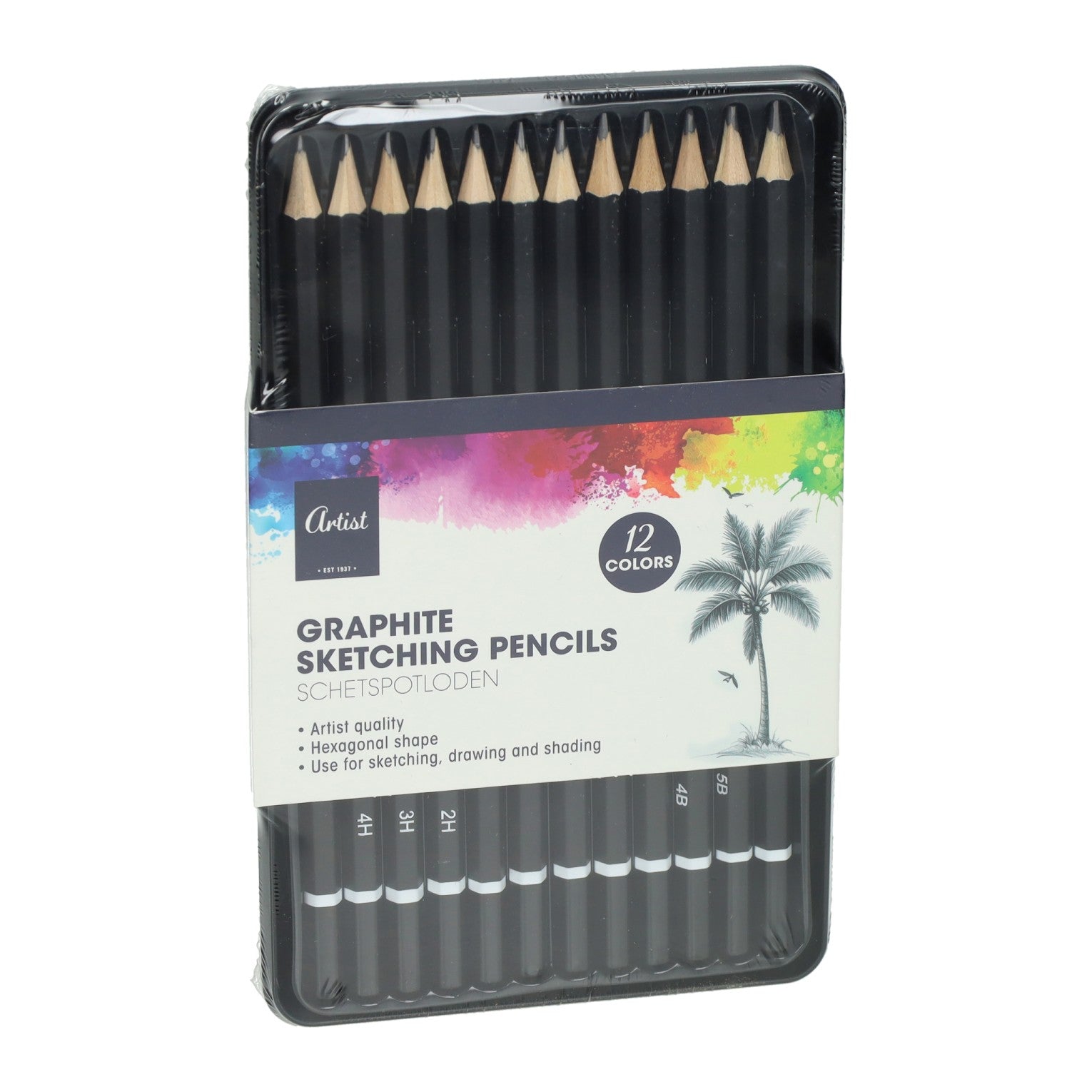 Ensemble de crayons graphite - 12 pcs.
