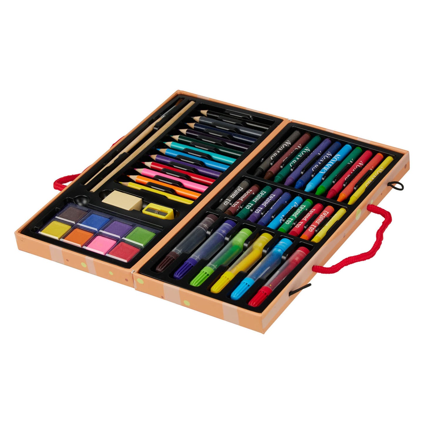 Coffret dessin et peinture en boîte - 50 pcs.