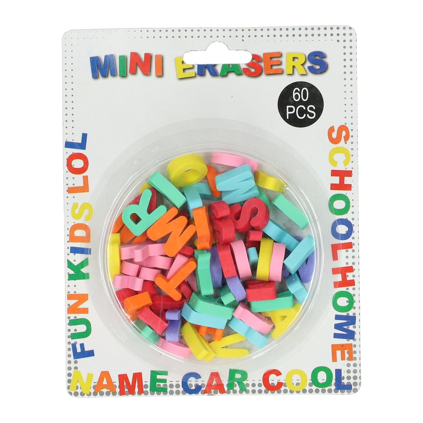 Jeu de gommes alphabet - 60 pcs.
