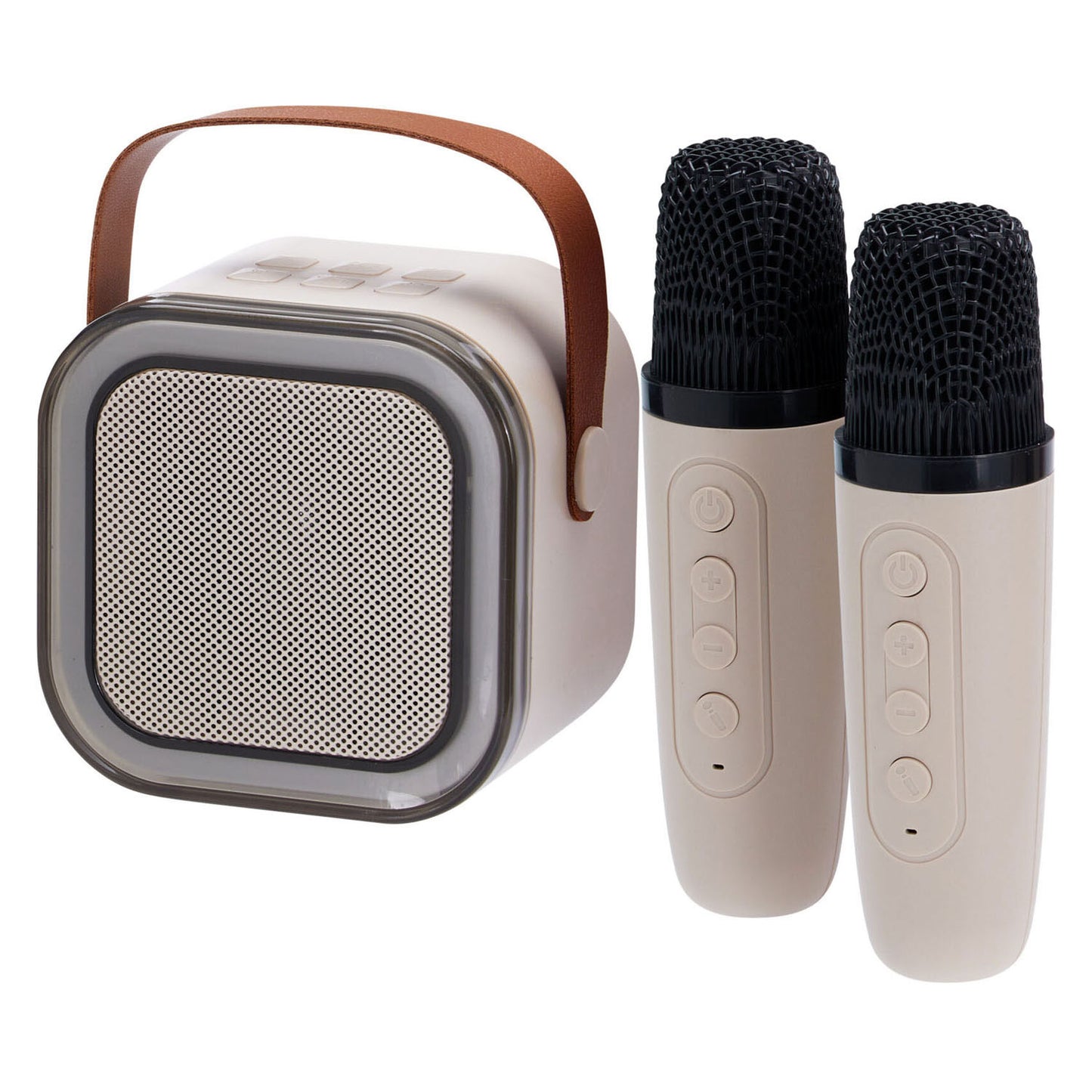 Ensemble karaoké sans fil avec haut-parleur et 2 microphones