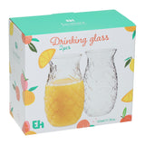 Ensemble de verres à boire en forme d'ananas 525ml - 2 pcs. - afbeelding 2