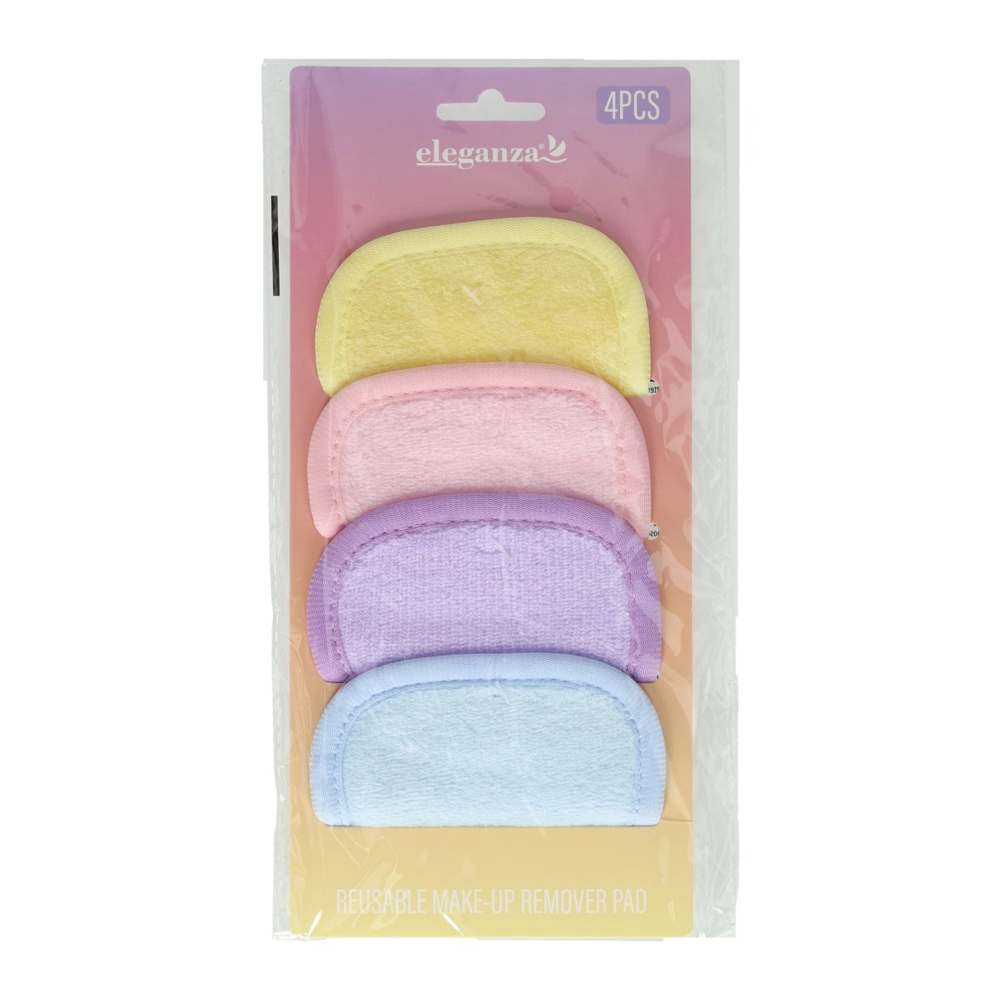 Tampons de nettoyage de maquillage réutilisables - 4 pcs.