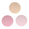 Miroir de poche rond double face en forme de coquille