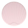 Miroir de poche rond double face en forme de coquille