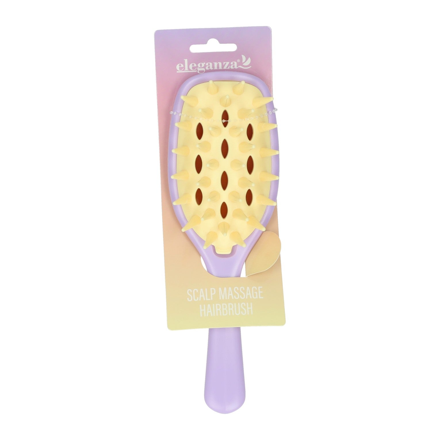 Brosse à cheveux avec points de massage