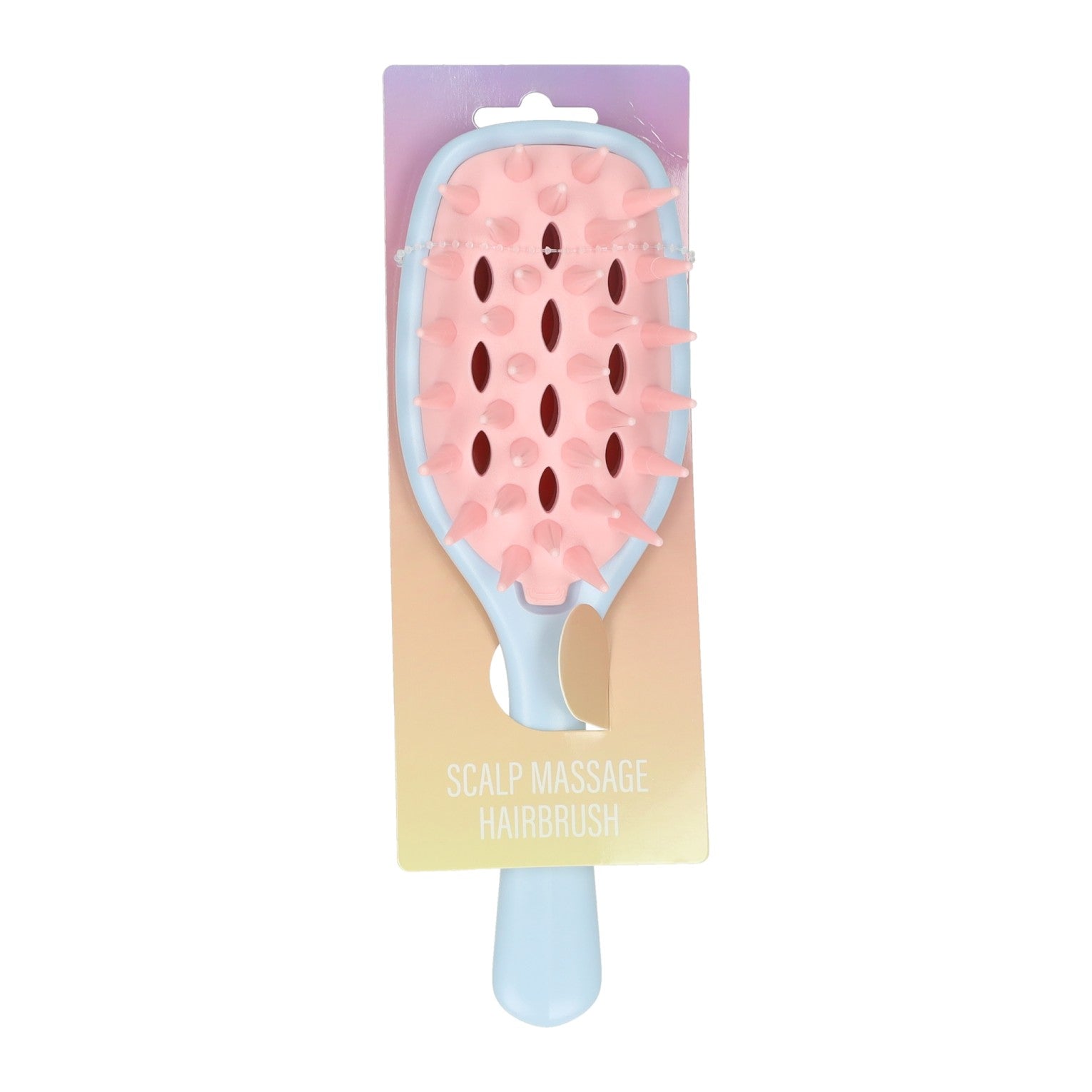 Brosse à cheveux avec points de massage