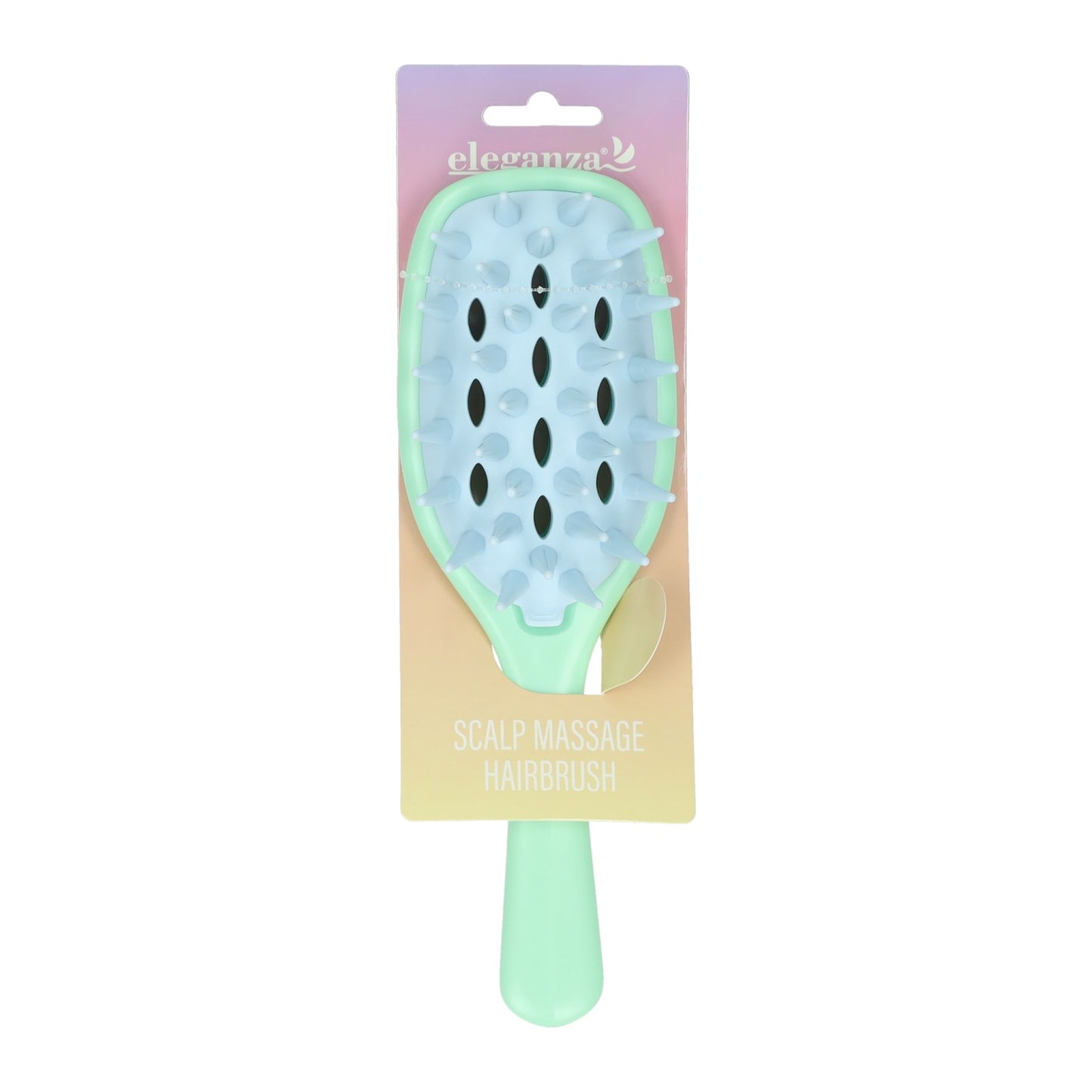 Brosse à cheveux avec points de massage