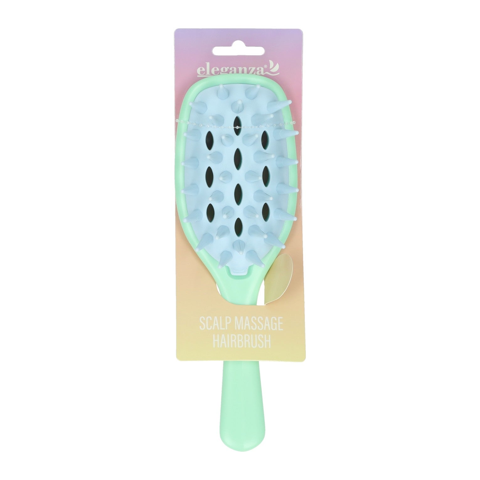 Brosse à cheveux avec points de massage