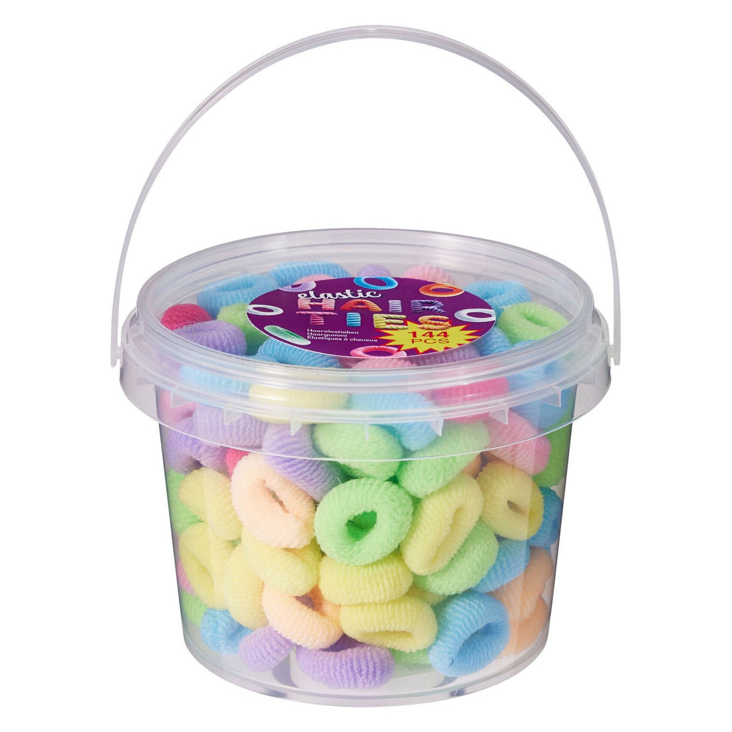 Jeu d'élastiques pour cheveux - 144 pcs.