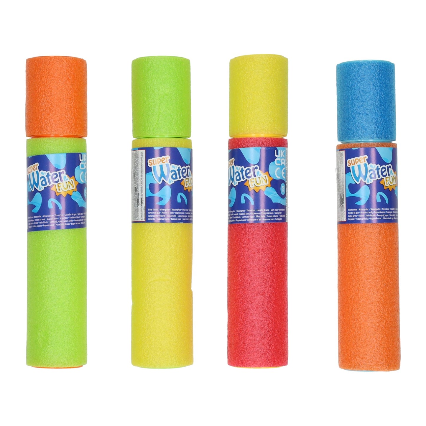 Pulvérisateur à eau 20 cm mousse 4 assorti
