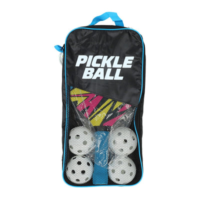 Pic set de 6 balles en terre battue avec 2 raquettes