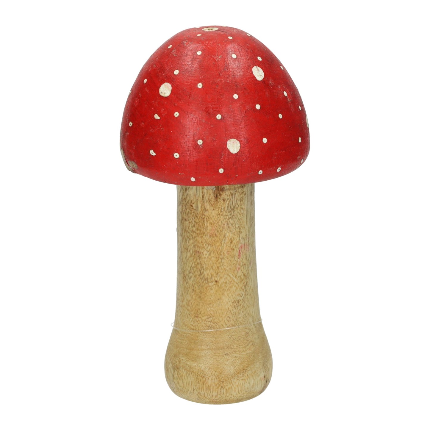 Champignon en bois de manguier - 13x13x20cm