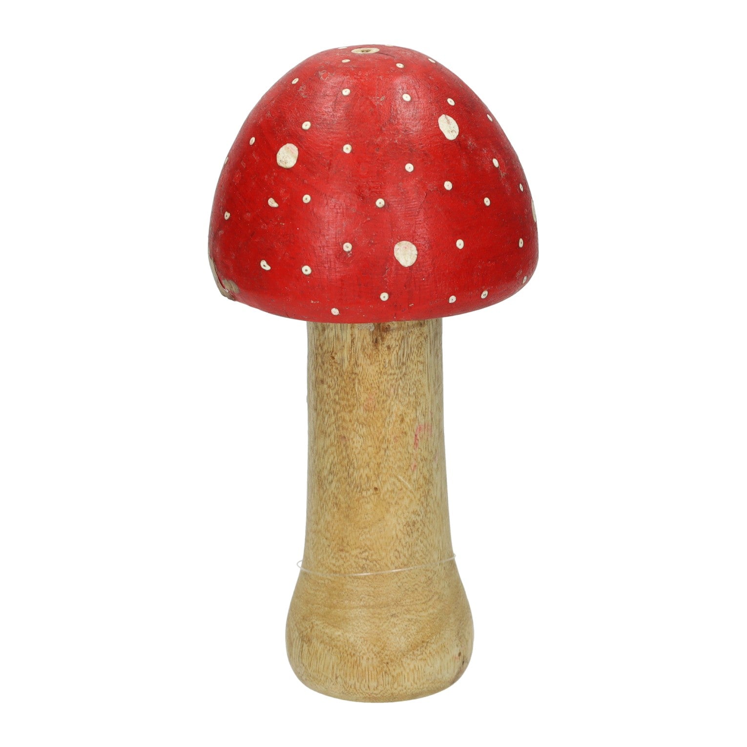 Champignon en bois de manguier - 13x13x20cm