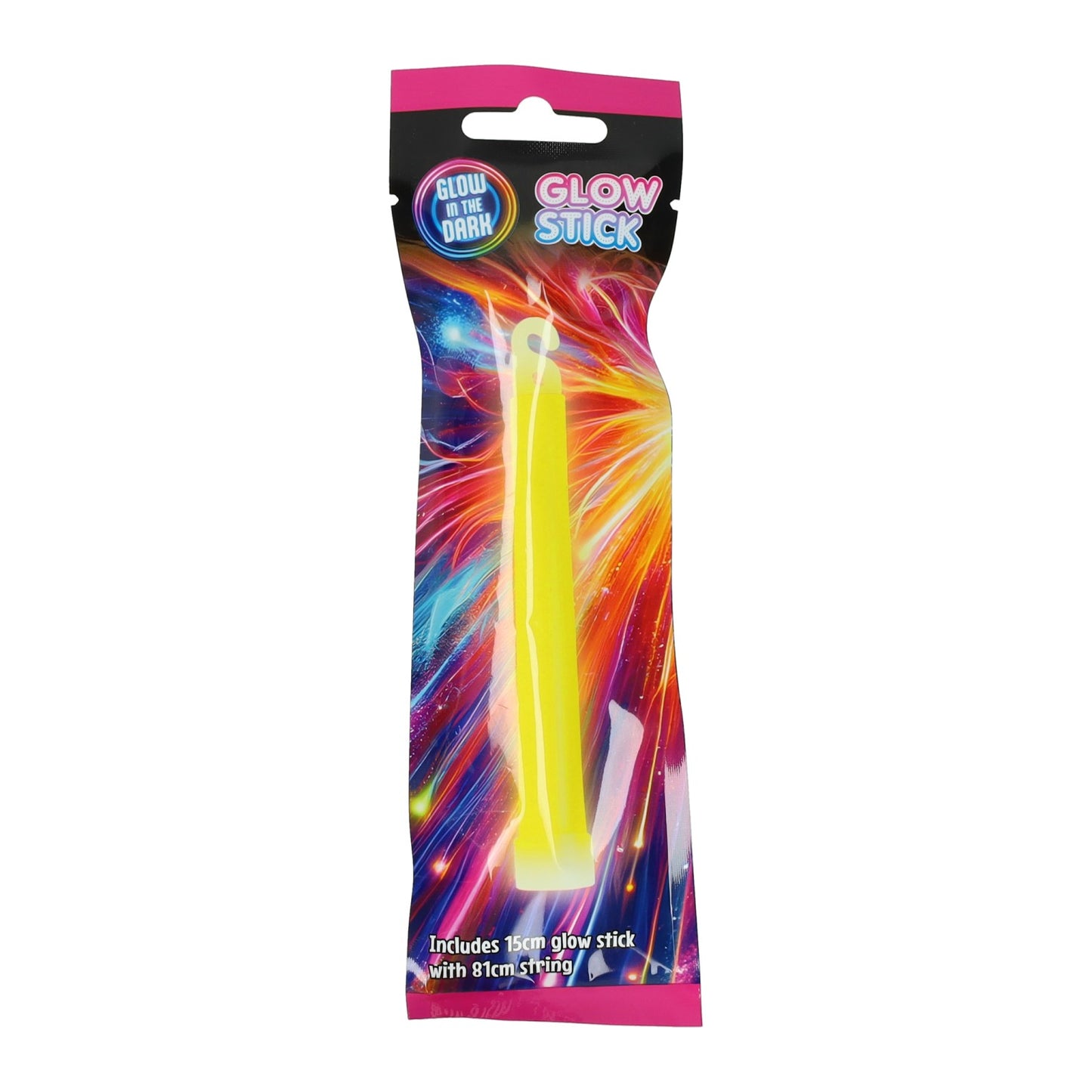 Tiges phosphorescentes 15 cm avec cordon