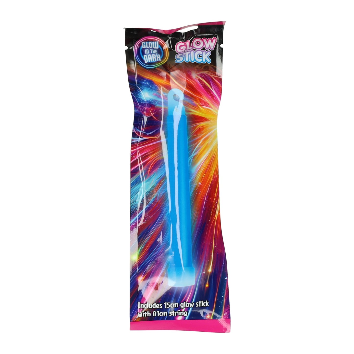 Tiges phosphorescentes 15 cm avec cordon