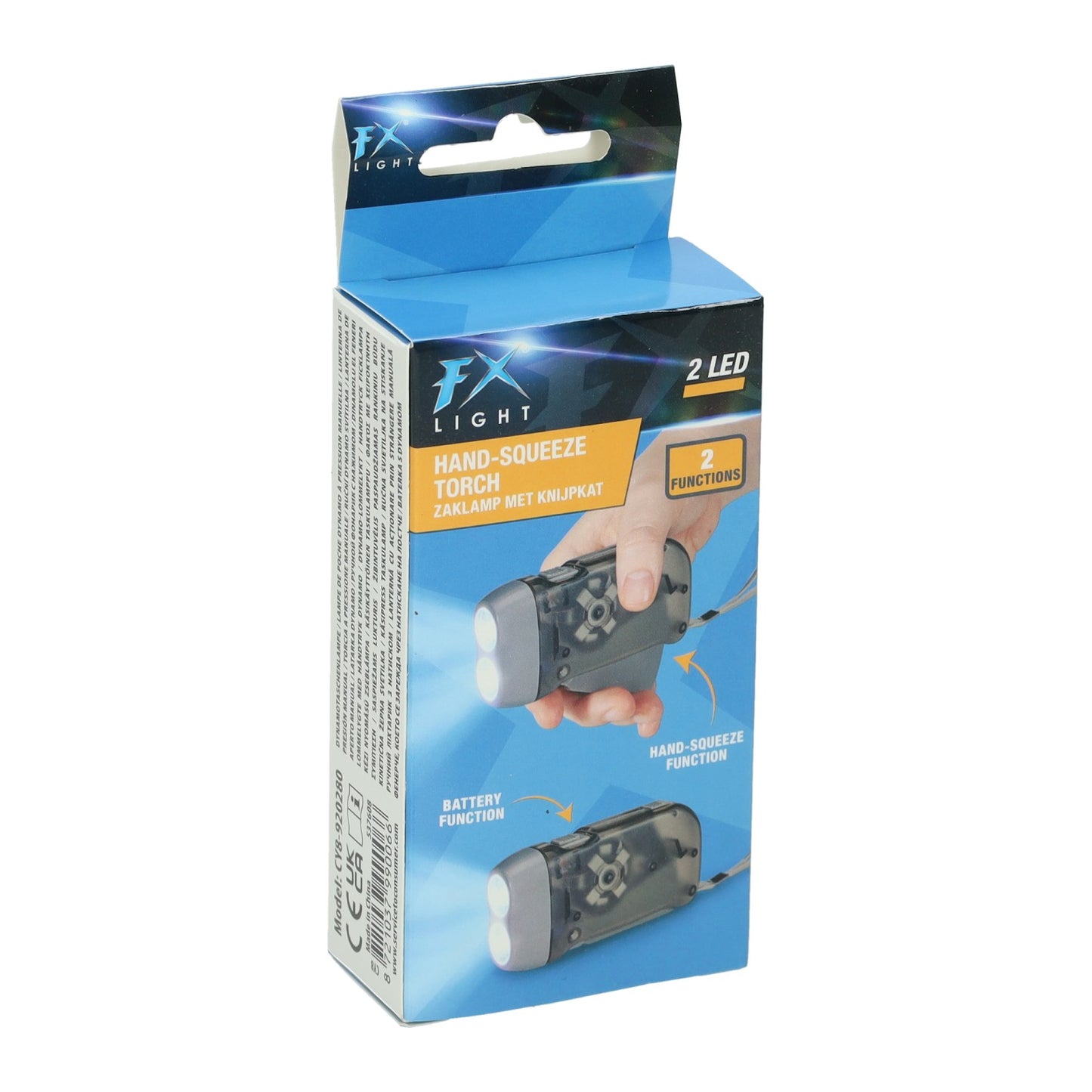 Lampe de poche avec fonction chat pincé