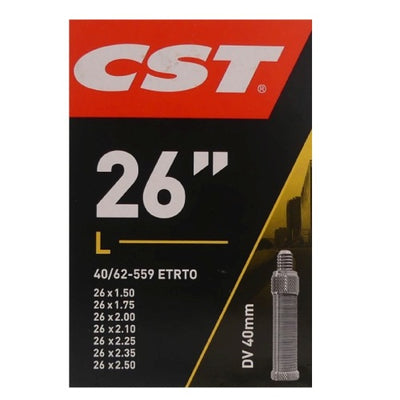 CST Chambre à air 26x1.75-1.90-2.30 ETRTO 40 62-559, Valve : Blitz Dutch 40 mm