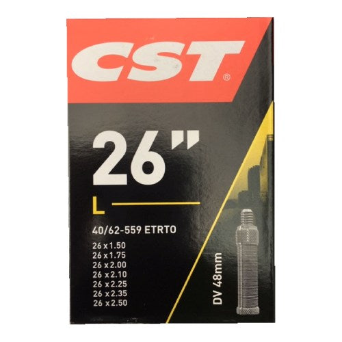 Tube intérieur CST 26 x 1,75-1,90-2,30 (40 62-559) 48 mm DV