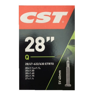 CST Chambre à air 28x1 5 8x1 3 8 ETRTO 28 47-622-630, Valve Presta French 40mm