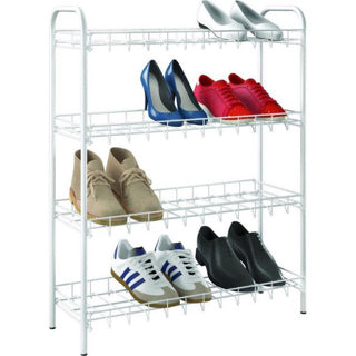 Rack à chaussures Tomado Tomado 4 étages 35x25x83,5 cm blanc