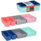 Alpina set de rangement 26,5 cm lot de 4 assortiment 2 | 6 pièces