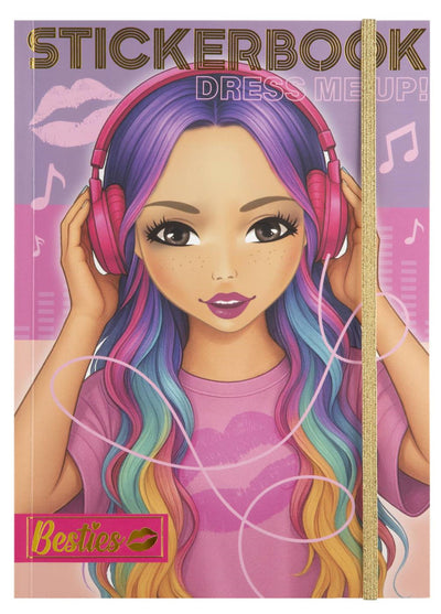 Creative craft group besties dress me up autocollant livre néon A4 - 10 feuilles