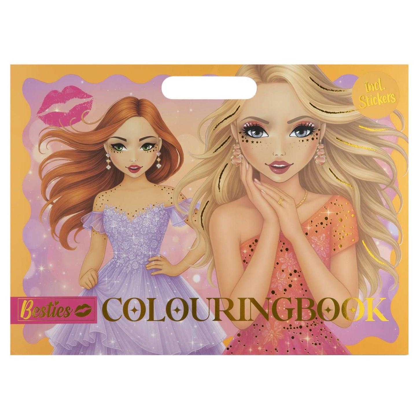 Besties livre de coloriage gala néon 26x35,5cm