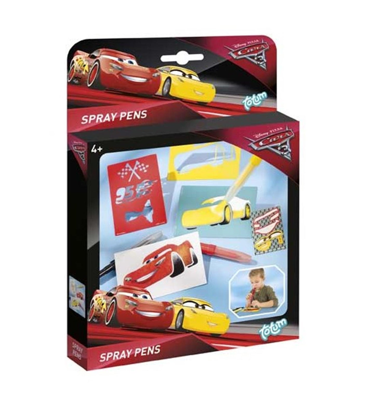 Stylo spray voitures Totum Disney