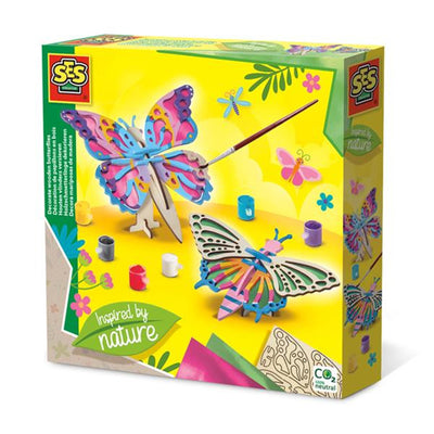 Les papillons en bois se décorent - inspiré par la nature
