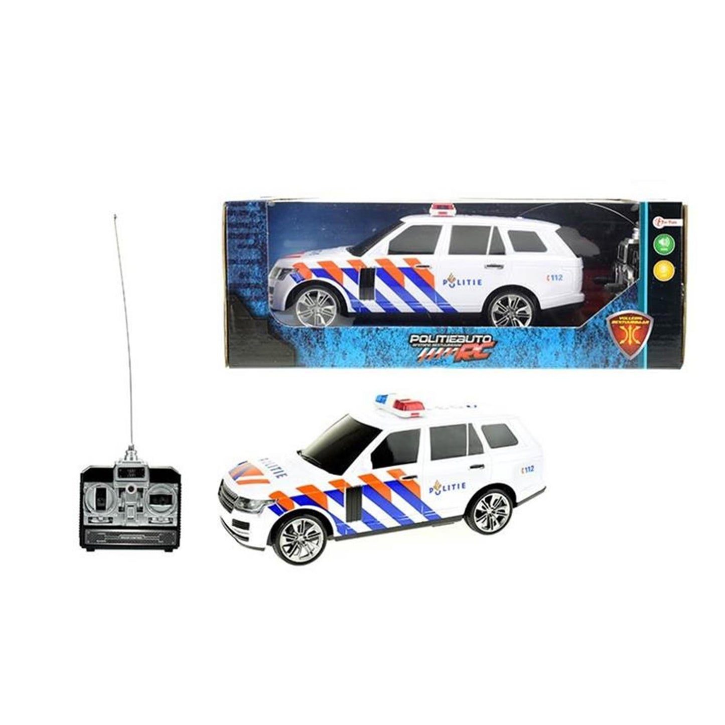 Police Car RC avec lumière et bruit