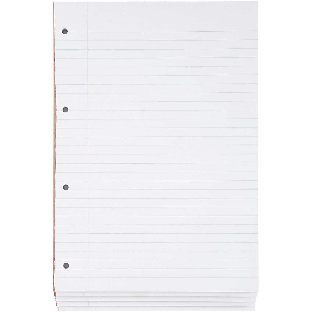 Bloc-notes Bantex, ligné, A4, format 21x29,7 cm, 5 pièces 1 boîte