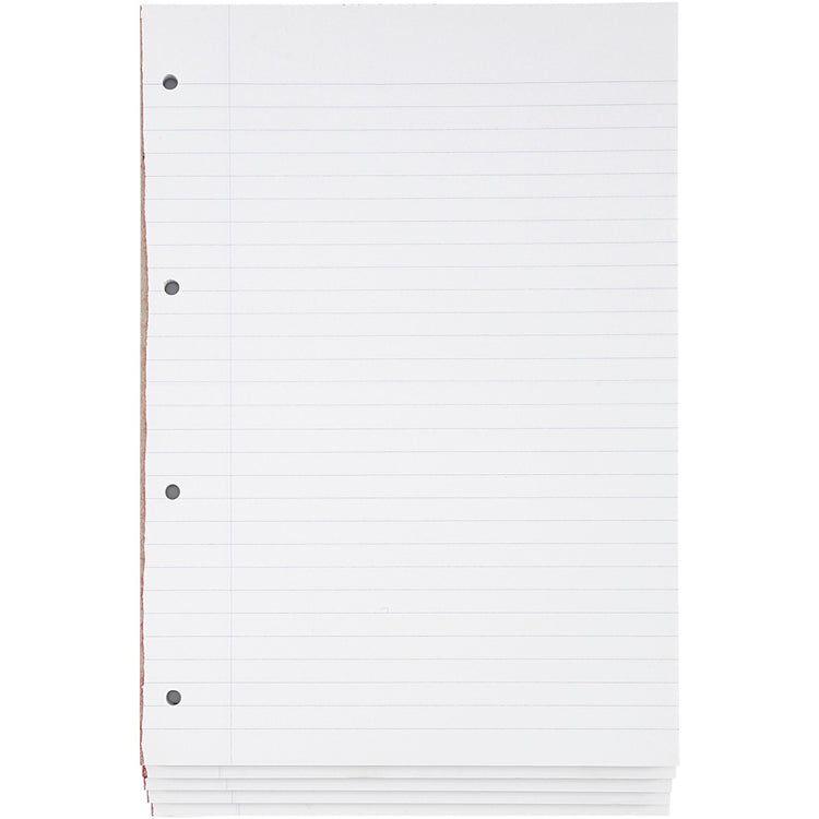 Bloc-notes ligné, a4, format 21x29,7 cm, 5 pièces 1 boîte