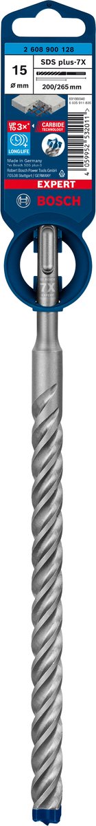 Bosch expert sds plus-7x marteau perforateur 15 x 200 x 265 mm
