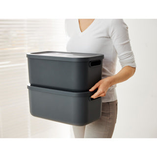 Rotho Rotho Albula Storagebox 12L Anthracite