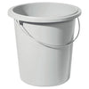 Seau de curver 10L gris clair