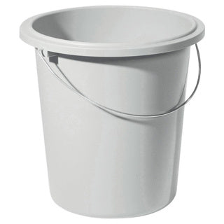 Seau de curver 10L gris clair