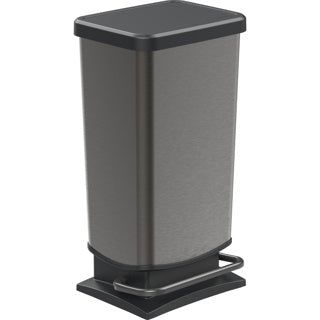 Rotho rotho paso pédale bac 40l graphite
